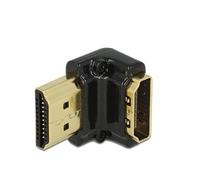 Delock hdmi-a/hdmi-a male, f/m, 90° negro