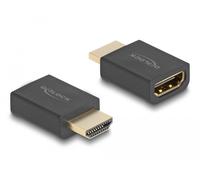 Delock hdmi de alta velocidad con adaptador ethernet macho a hembra 8k