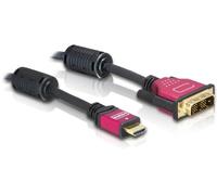 Delock hdmi - dvi cable 1.8m male / male 1,8 m dvi-d