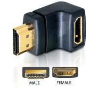 Delock hdmi male > hdmi female 90° down hdmi 1.3 negro