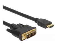 Delock HDMI to DVI 18+1 Cable Bidirectional Video Cable Adapter 2.0m
