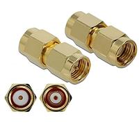 DeLOCK HF Adapter RP-SMA Stecker zu SMA Stecker 10 GHz1 Conector de Cable - Conectores de Cable (1 Unidad)