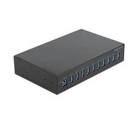 Delock Hub Industrial de 10 Pulgadas, 10 Puertos USB 3.2 Gen 1 Tipo A.