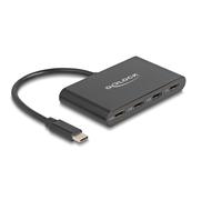 Delock hub usb 3.2 gen 1 usb type-c con 3 x usb type-c hembra + 1 x us