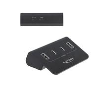 Delock Hub USB de 10 Gbps con 2 Puertos USB-C y 2 Puertos USB-A