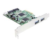 DELOCK 89359 - Tarjeta PCIe 2x USB 3.0, 2x SATA 6GB/s