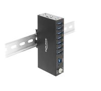 Delock Industrial Hub 7 x USB 5 Gbps tipo A con 8 kV