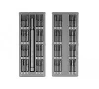 DeLOCK Juego de Destornilladores de Precisión 49 Piezas con Estuche, Puntas Variadas (Phillips, Torx, Hexagonal, Tri-Wing) - 170 x 65 x 16 mm