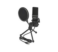 Delock Juego de micrófono USB para PC, micrófono Condensador para podcasting, Juegos y videoconferencias, Plug & Play, para Windows, Mac, Chrome, Linux, 66331