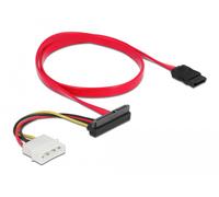 Delock kabel sata 6 gb/s 7 pin buchse + molex 4 pin strom stecker > sa