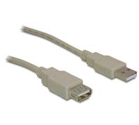 Delock Kabel USB 2.0 Verlängerung A/1, 8m