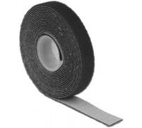 DELOCK Kabelbinder Klettverschluss 1 Stk L3 m x B13 mm Rolle schwarz