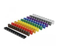 DELOCK Kabelmarker Clips 0-9 farbig 100St. NUEVO