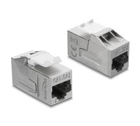 Delock keystone - módulo de acoplamiento rj45 hembra a rj45 hembra (c