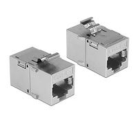 DeLOCK Keystone Módulo RJ45 Hembra > RJ45 Hembra Cat 6A Metal