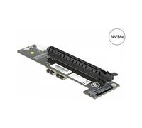 DeLOCK Konverter Convertidor 2 x SFF-8654 a PCIe x16 Bifurcación PCIe Negro - Referencia 2 x SFF-8654