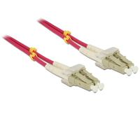 DeLOCK LC - LC, 5m cable de Fibra Óptico Violeta