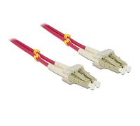 DeLOCK LC - LC, 5m cable de Fibra Óptico Violeta