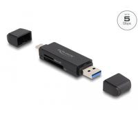 Delock lector de tarjetas superspeed usb 5 gbps usb type-cipo-a para