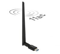 Delock Llave WLAN AC/a/b/g/n de Doble Banda USB 3.0 a 867 + 300 Mbps con Antena Externa