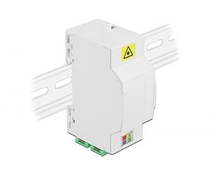 DeLOCK LWL Anschlussdose para Hutschiene 4 x SC Simplex o LC Duplex