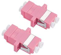 DeLock LWL - Conector LC dúplex Hembra (2 Unidades), Color Morado