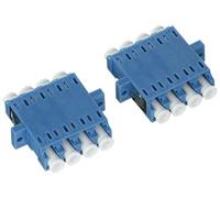 Delock LWL - Conector LC Quad hembra a LC Quad hembra, 2 unidades, color azul
