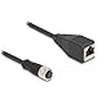 Delock m12 cable adaptador con codificación d de 4 entradas a rj45 he