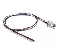 Delock m8 cable para instalación en pared con codificación a de 4 pi