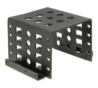 DeLOCK Marco de instalación 4x 2.5 a 3.5 Metal Negro