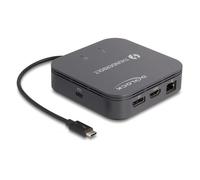 DeLOCK Mini Docking Station Thunderbolt 3 8K DisplayPort HDMI USB-C LAN Audio PD 3.0 60W HDR10 para Windows y Mac OS