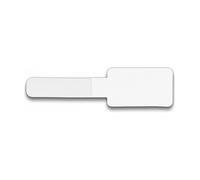 DeLOCK Mini sujetacables autoadhesivo de gancho y bucle, 90 mm x 24 mm, blanco, pack de 10 unidades, 83100