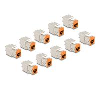 Delock módulo keystone rj45 hembra a lsa cat.6a montaje sin herramien
