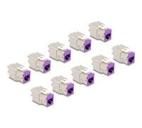 Delock módulo keystone rj45 hembra a lsa cat.6a montaje sin herramien