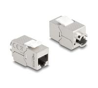 DELOCK Módulo Keystone RJ45 Hembra a LSA Cat.6A Slim sin Herramientas Marca