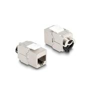 DELOCK Módulo Keystone RJ45 Hembra a LSA Cat.6A STP con Clip de Bloqueo y Cable sin Bridas Marca