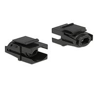 Delock módulo keystone toslink hembra > toslink hembra negro
