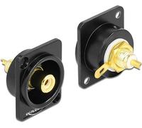Delock módulo type-d hembra rca para conector de estaño