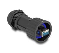 Delock montaje de campo macho rj45 cat.6a con acoplador de paso ip68 r