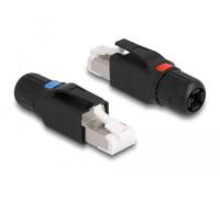 Delock montaje de enchufe rj45 cat.6a