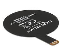 Delock NFC - Antena SMT FPC Redonda (13,56 MHz, Montaje Adhesivo), Color Negro