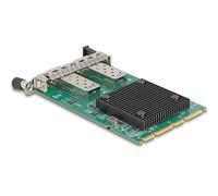 DeLock Tarjeta de red OCP 3.0 Intel X710 2x SFP+ 10GbE PCIe Fibra Soporte Jumbo Frames