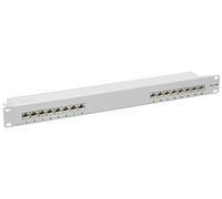 DeLOCK Panel de Conexiones de 19 Pulgadas 16P Cat.6A 1HE gy | 66877
