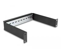 Delock panel de riel din 10? 1u negro