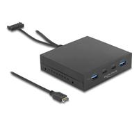 Delock panel frontal de 3.5? usb 3.2 gen 2, 2 x usb type-c + 2 x usb
