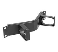 Delock Panel maniobrable para gestión de Cables (10 Pulgadas, 2 Soportes acodados, 1 HE), Color Negro