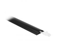 Delock pasacables autoadhesivo 50 x 12 mm - longitud 1 m negro