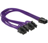 Delock pci express 6 pin - 2 x 8 pin 0,3 m