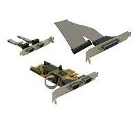 DeLOCK PCI Express Card 4 x Serial + 1 x Parallel Tarjeta de Interfaz y Adaptador