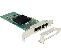 DeLock PCIe x4 Gigabit LAN 4X RJ45 + Low Profile i350